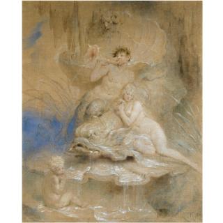 Ferdinand Keller - German tritonen (Tritons)