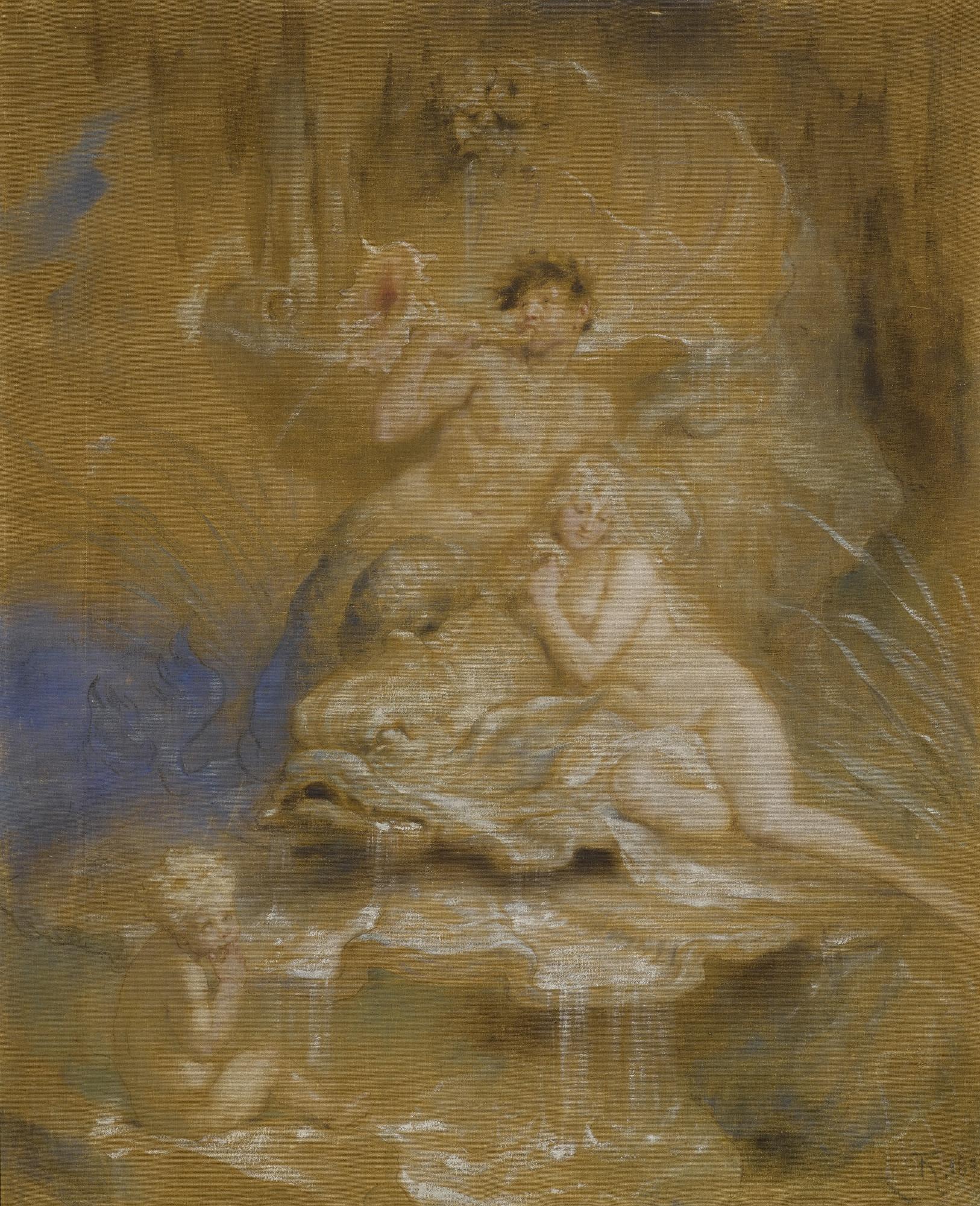 Ferdinand Keller - German tritonen 