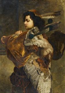 Ferdinand Keller - Jagender Jüngling