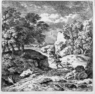 Ferdinand Kobell - 15 Bll: Zwei Landschaftsfolgen.