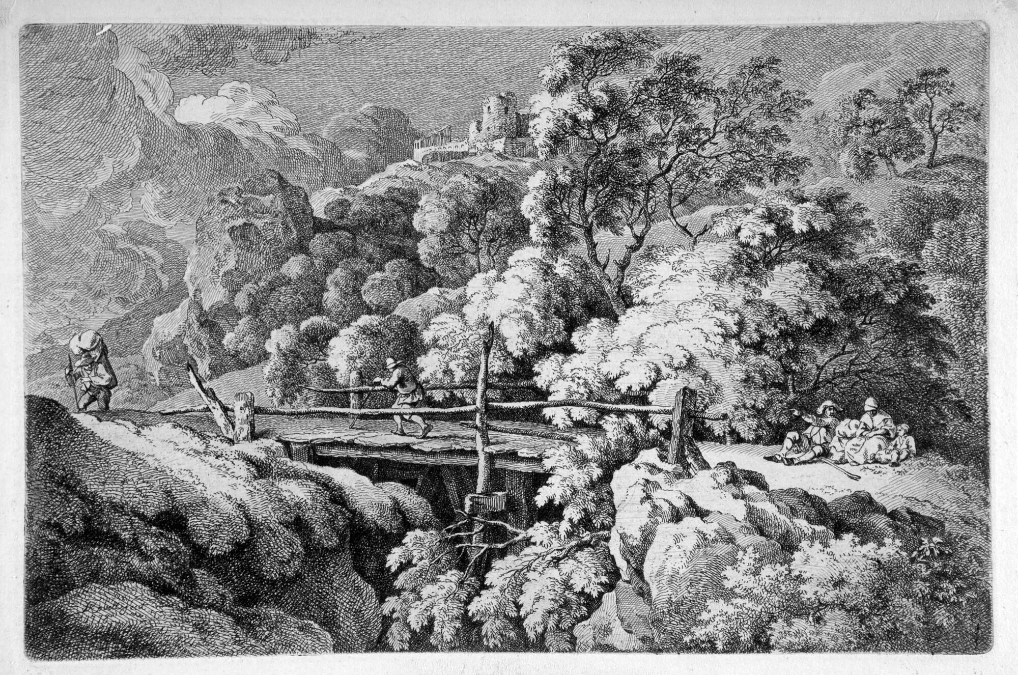 Ferdinand Kobell - 16 Bll.: Folgen: Die Brücken – Die Stadtthore – 4 Bll. Ruinen.