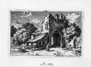 Ferdinand Kobell - 19 Bll.: Landschaftsfolgen und verschiedene Figuren.