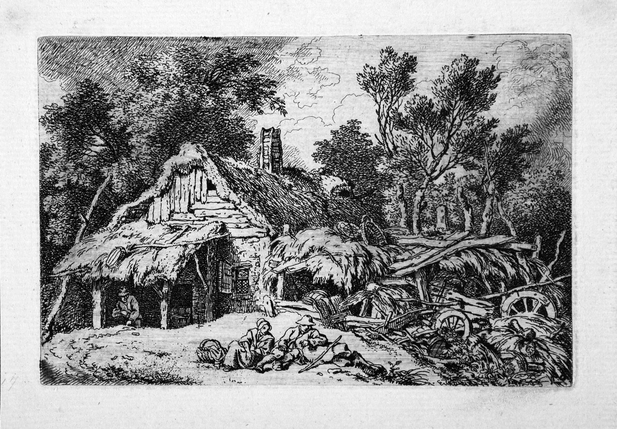 Ferdinand Kobell - 27 Bll.: Verschiedene Landschaften mit Figurenstaffage.