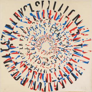 Ferdinand Kriwet - Poem Print