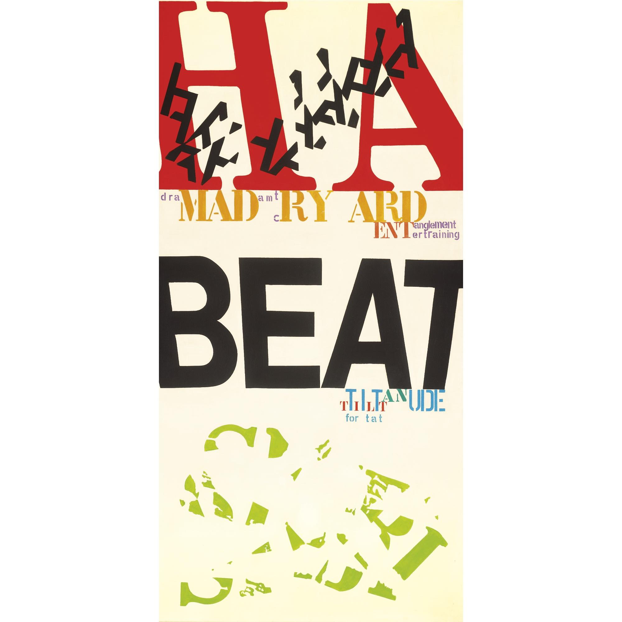 Ferdinand Kriwet - Publit Poem Painting 19