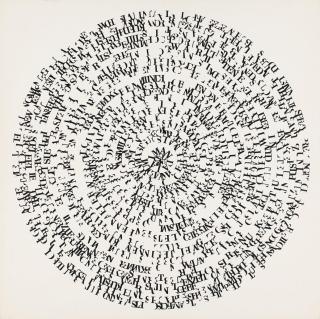 Ferdinand Kriwet - Rundscheibe Nr. XIV