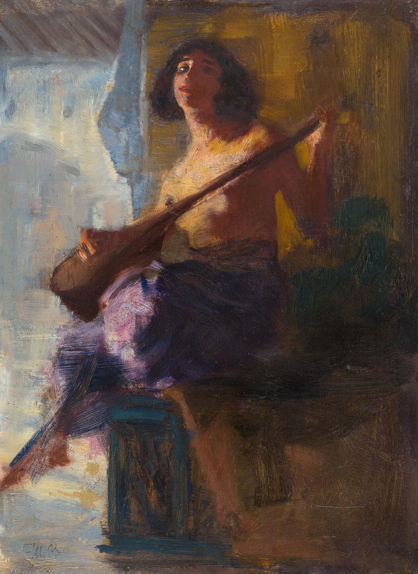 Ferdinand Max Bredt - Musizierende Odaliske.