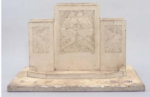 Ferdinand Parpan - Projet Preparatoire Pour Une Fontaine, 1936