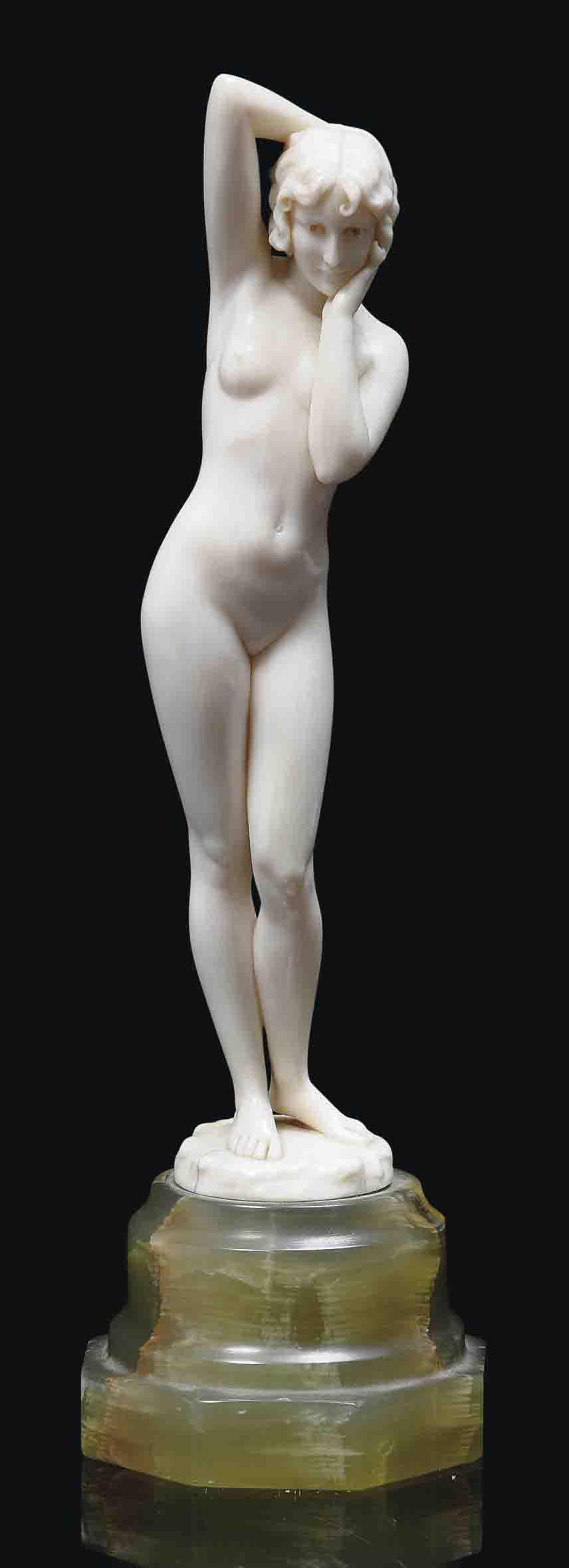 Ferdinand Preiss - Posing Sculpture, Circa 1925