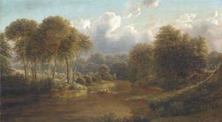 Ferdinand Reichardt - Boating On The Pond