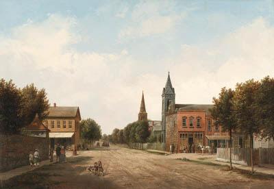 Ferdinand Richardt - First Street, Village of Niagara