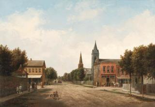Ferdinand Richardt - First Street, Village of Niagara