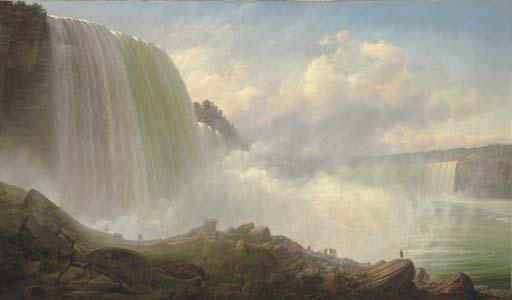Ferdinand Richardt - View of Niagara Falls
