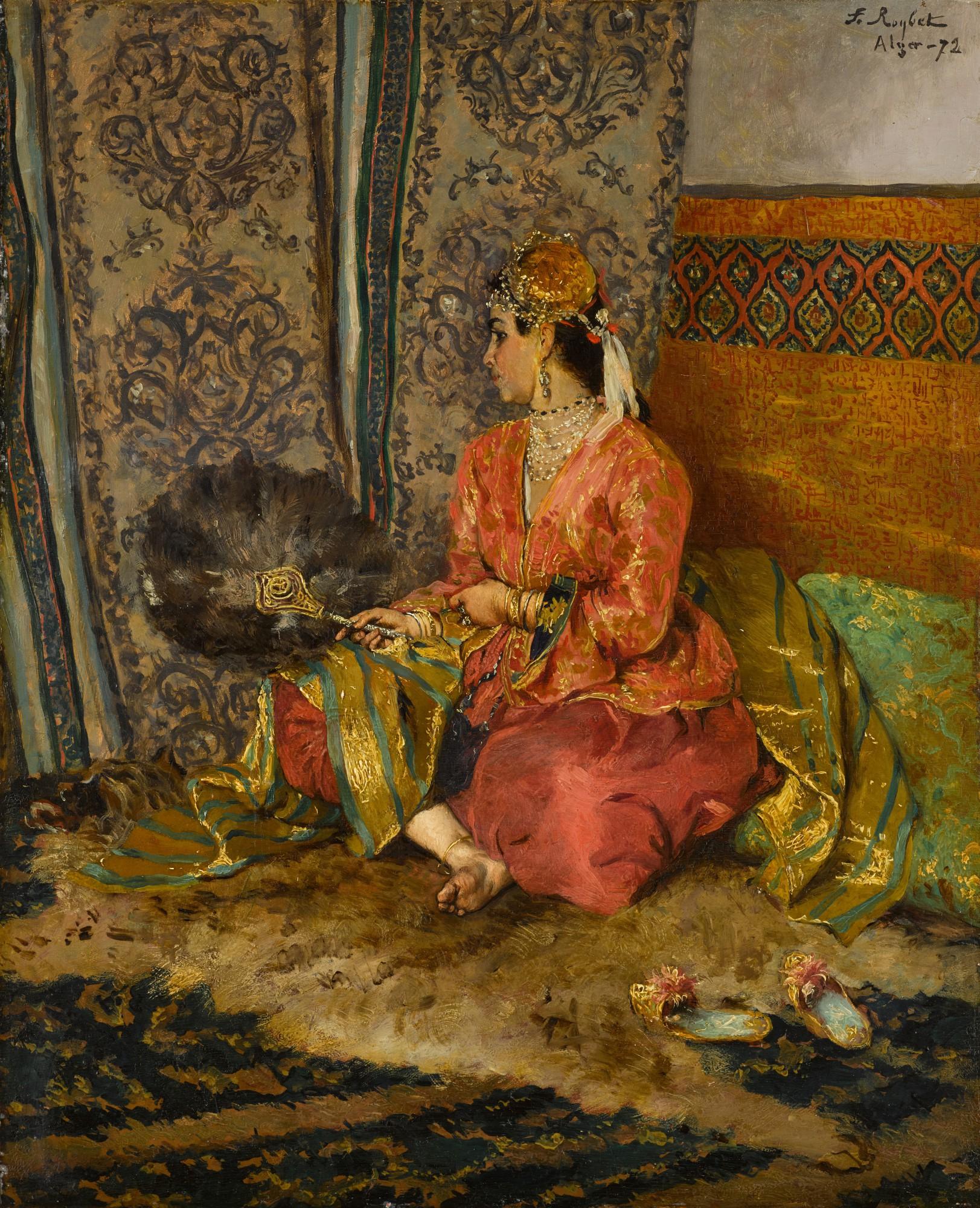 Ferdinand Roybet - An Algerian Beauty