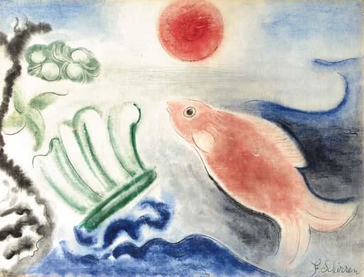 Ferdinand Schirren - A Goldfish Looking At The Sun