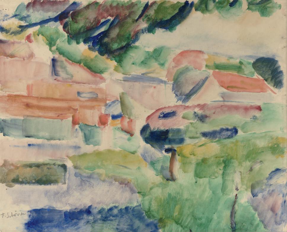 Ferdinand Schirren - A village in summer