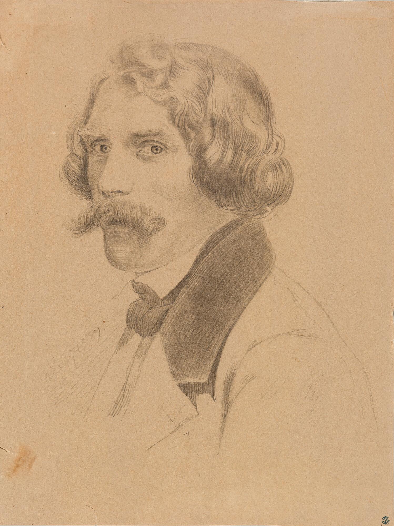 Ferdinand Theodor Hildebrand - Selbstporträt.