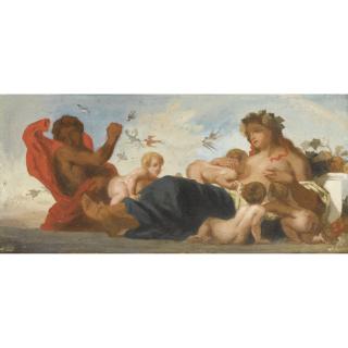 Ferdinand-Victor-Eugène Delacroix - Etude Pour La Frise De L\'Agricultureeugène Delacroix, Study For L\