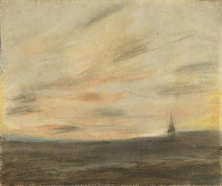 Ferdinand-Victor-Eugène Delacroix - Study Of The Frépillon Sky