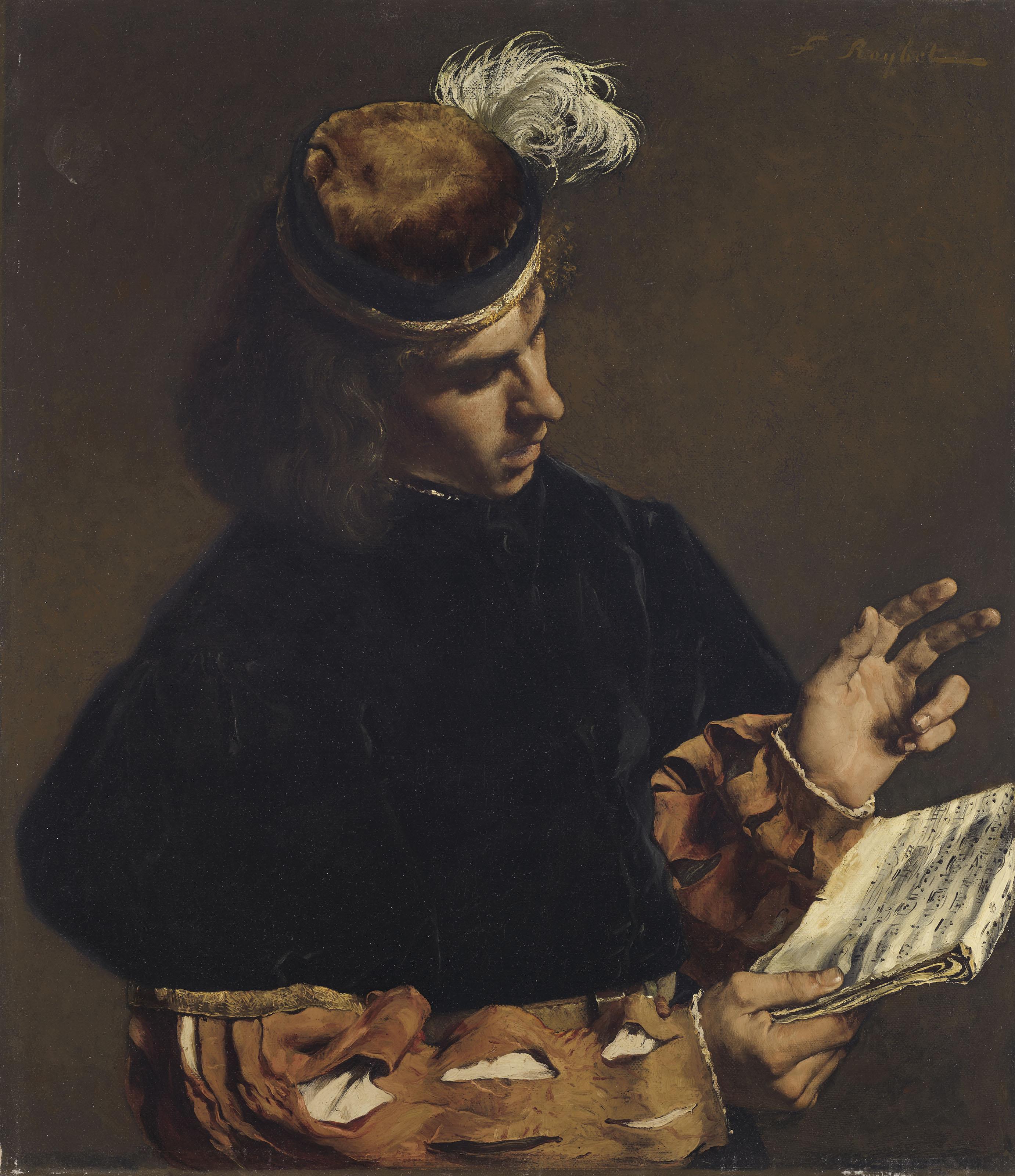 Ferdinand-Victor-Léon Roybet - A Youth Singing