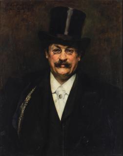 Ferdinand Victor Léon Roybet - Portrait of Gustave Gœtschy