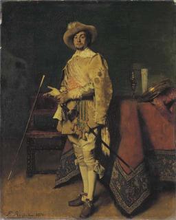 Ferdinand Victor Lèon Roybet - The Dashing Cavalier