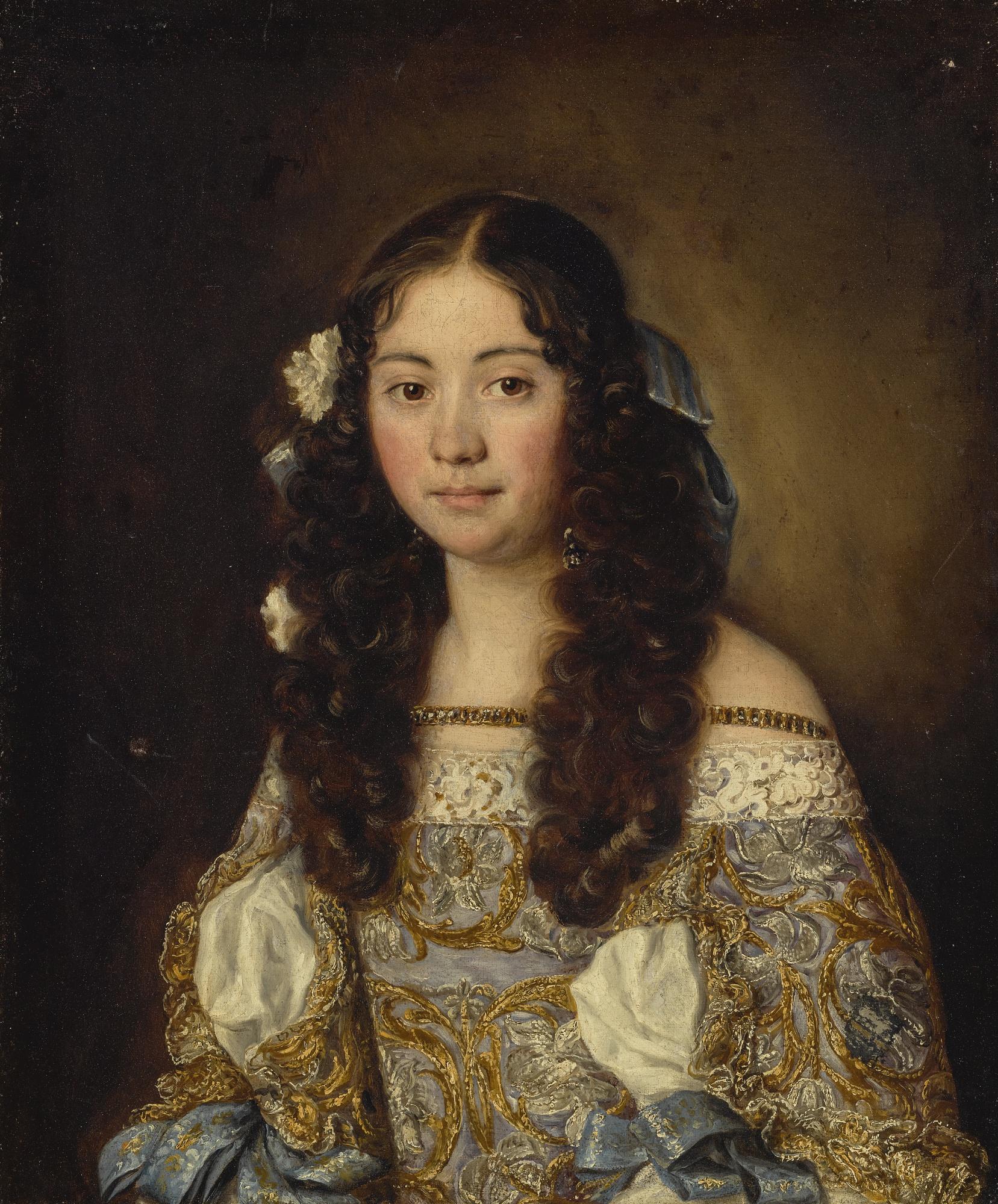 Ferdinand Voet - Portrait Of Laura Chigi