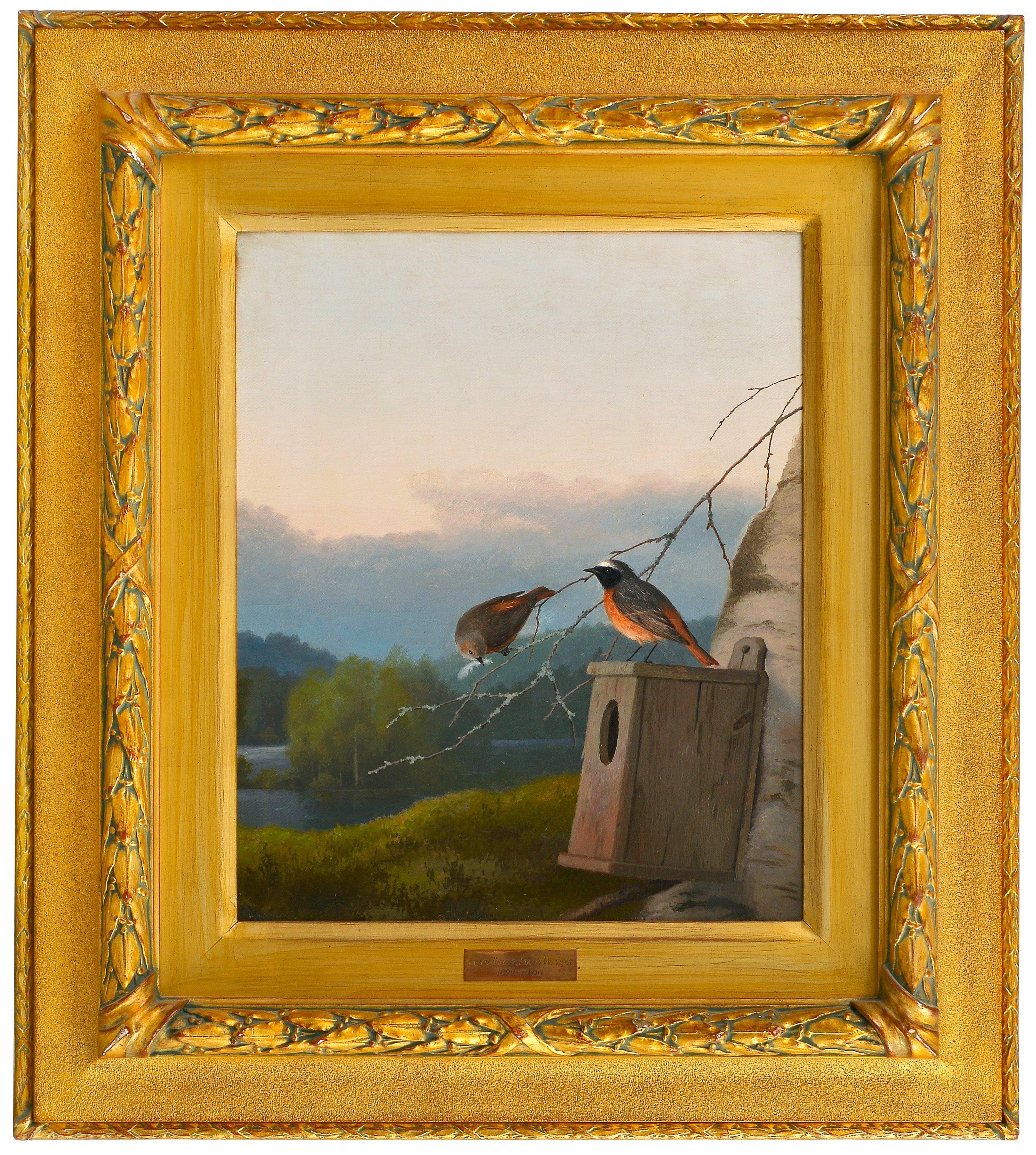 Ferdinand von Wright - Redstarts At The Nest.