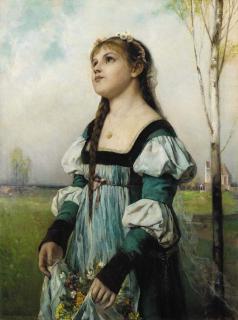 Ferdinand Wagner - Gathering flowers