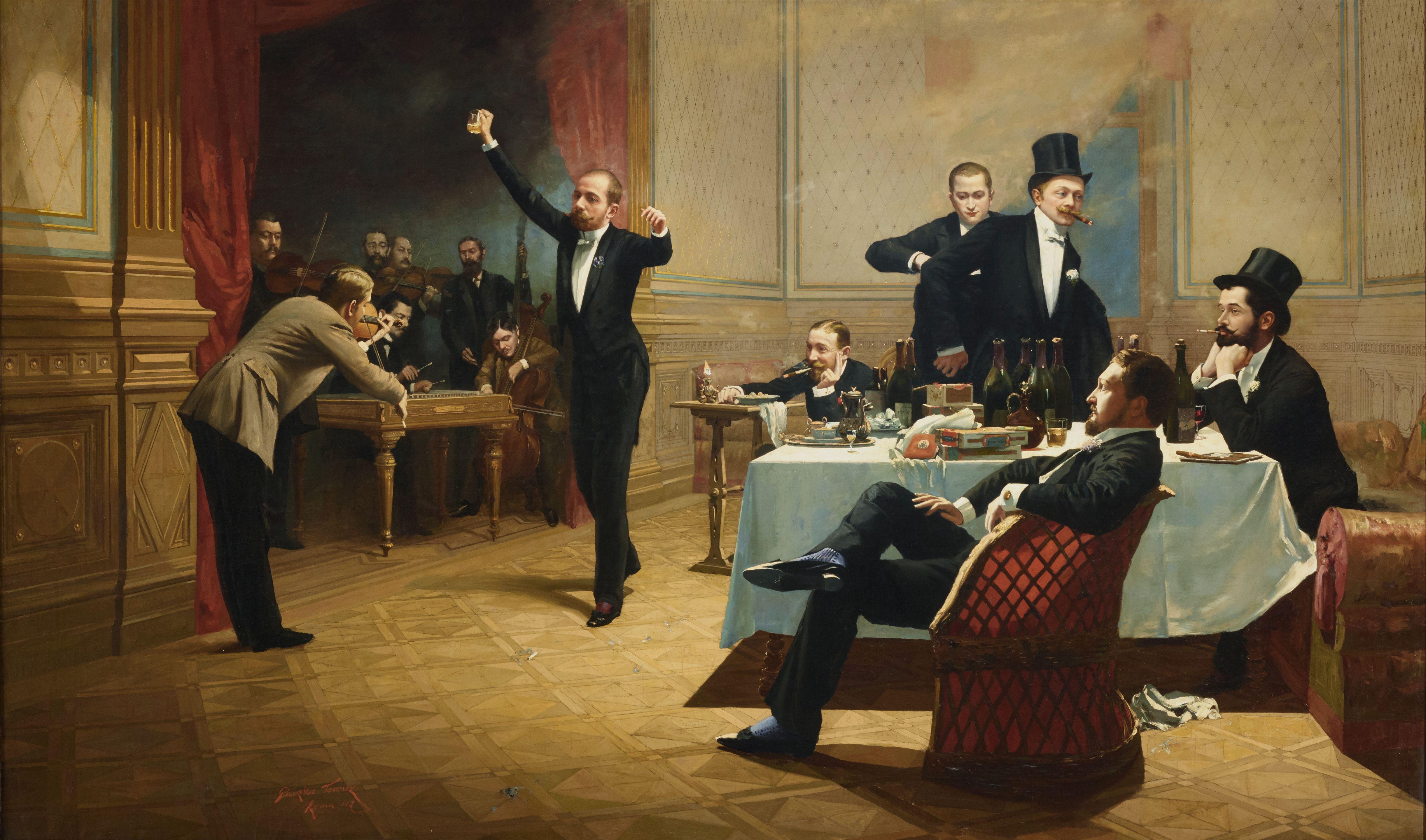 Ferencz Paczka - The dinner party