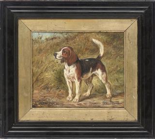Fergus Connell - On The Scent; And Portrait of A Hound