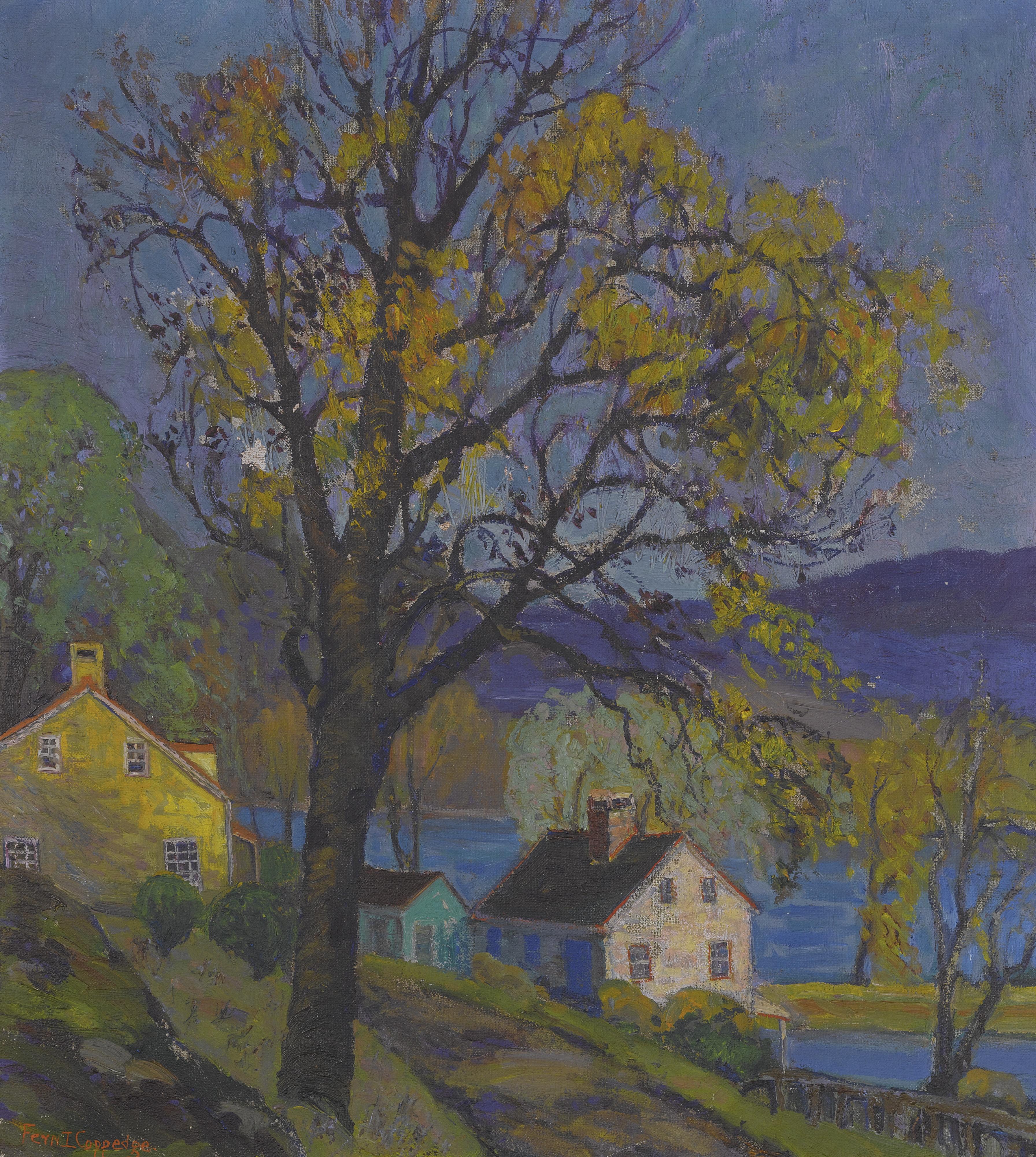 Fern Coppedge - Houses Along The Delaware