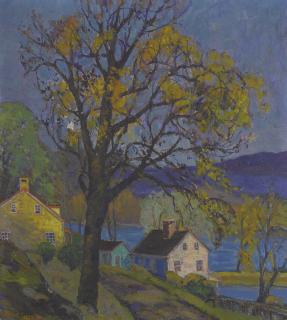 Fern Coppedge - Houses Along The Delaware