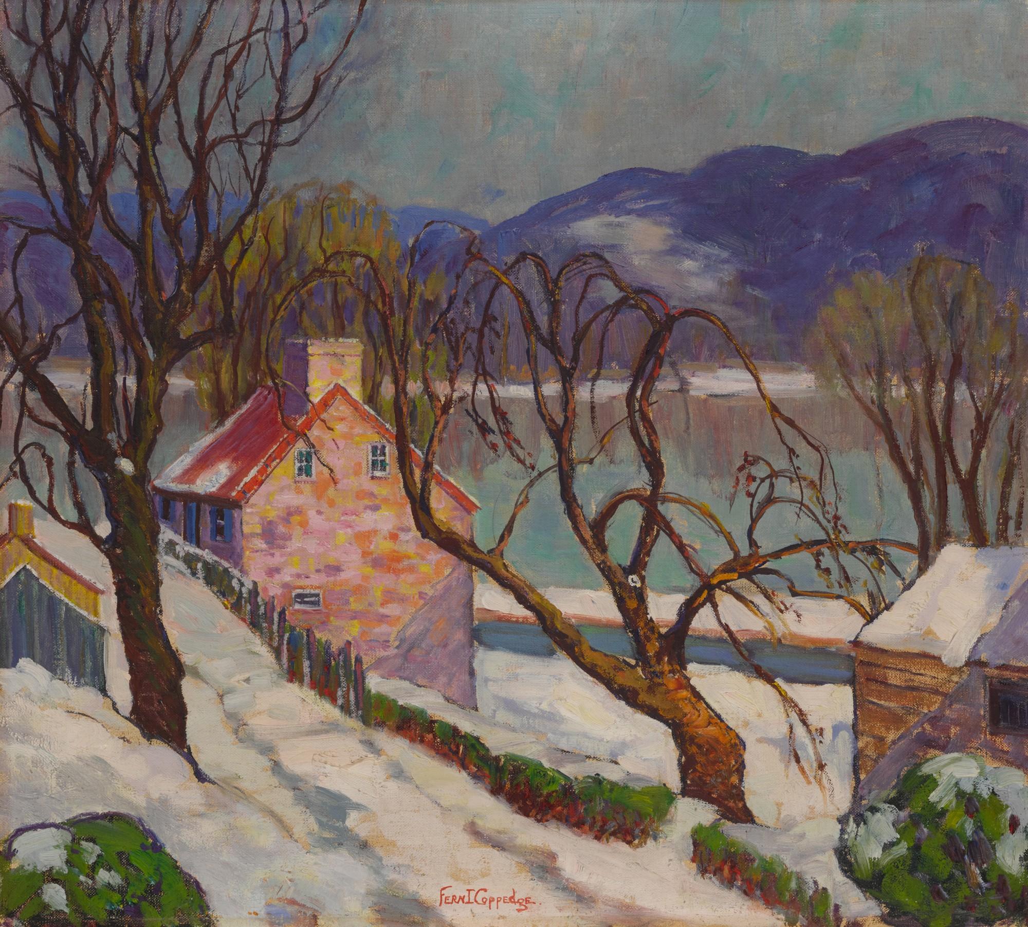 Fern Isabel Coppedge - Bittersweet Cottage (Lumberville Studio Of Daniel Garber)