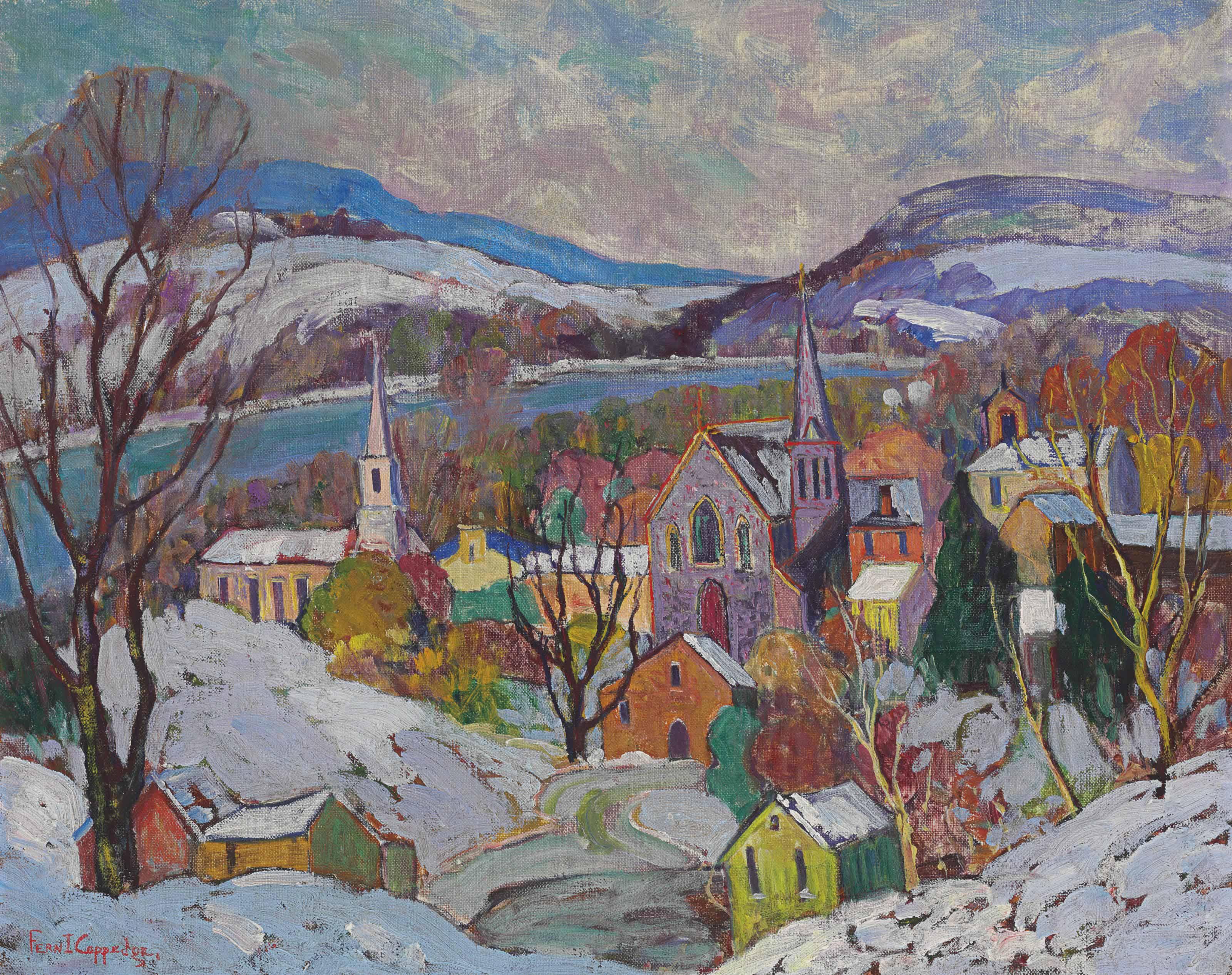 Fern Isabel Coppedge - Village Landscape