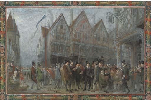 Fernand Cormon - Hommage À Coquelin