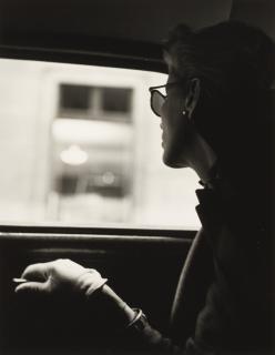 Fernand Fonssagrives - Lisa in Taxi Cab, New York, 1945