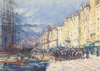Fernand Fortune Truffaut - Le Port De Marseille