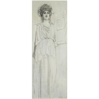 Fernand Khnopff - Belgian Femme A La Lyre