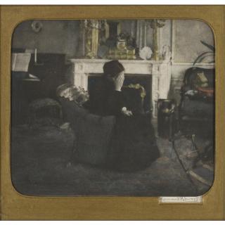 Fernand Khnopff - \'En Ecoutant Du Schumann\'