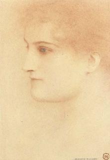 Fernand Khnopff - Etude de Femme