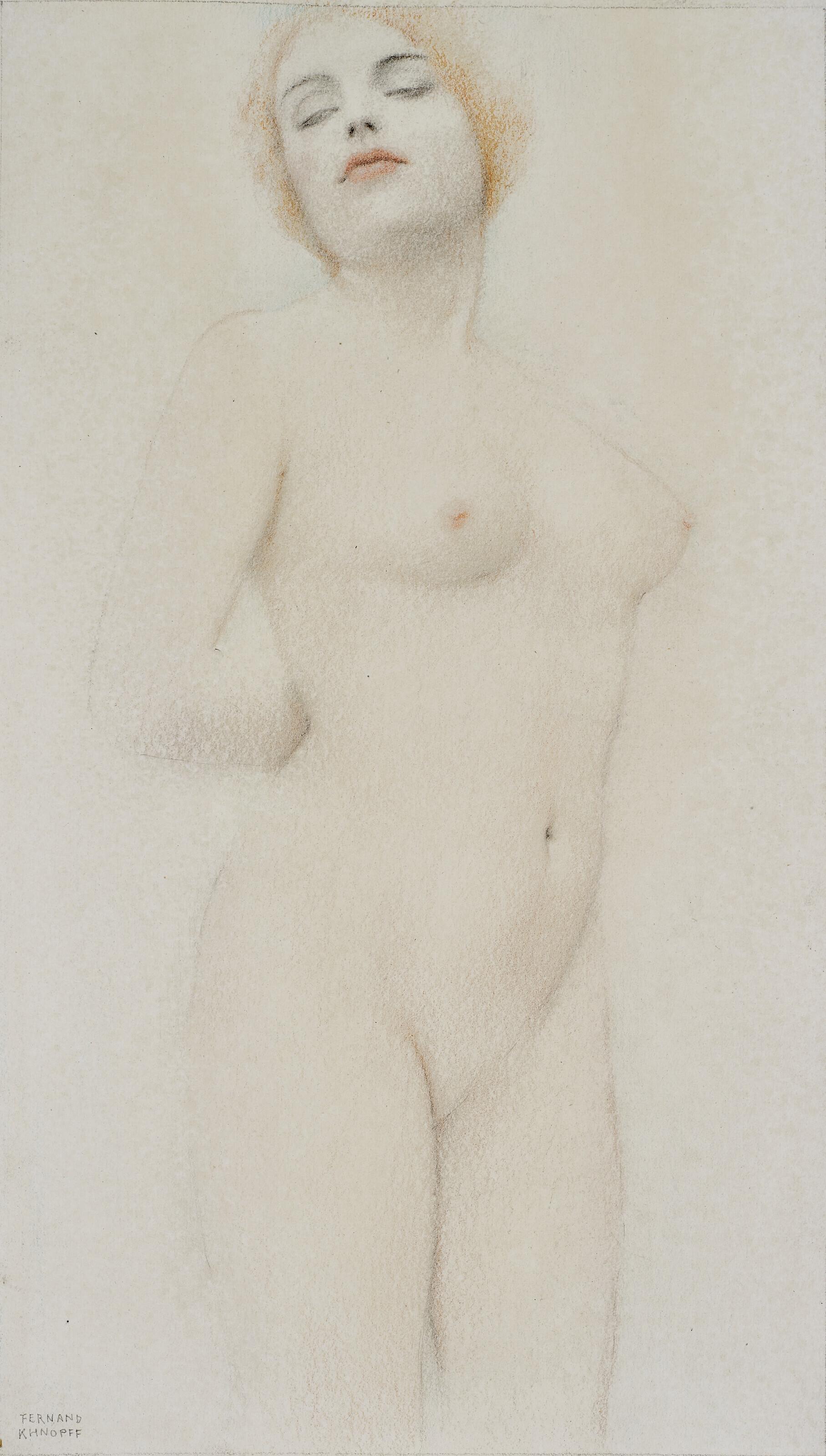 Fernand Khnopff - Étude de nu