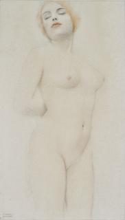 Fernand Khnopff - Étude de nu