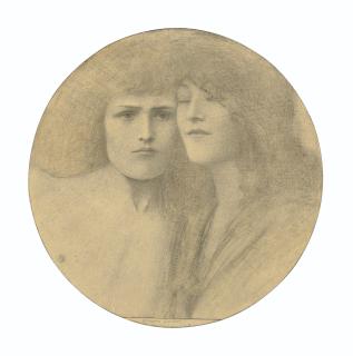 Fernand Khnopff - Les Caresses