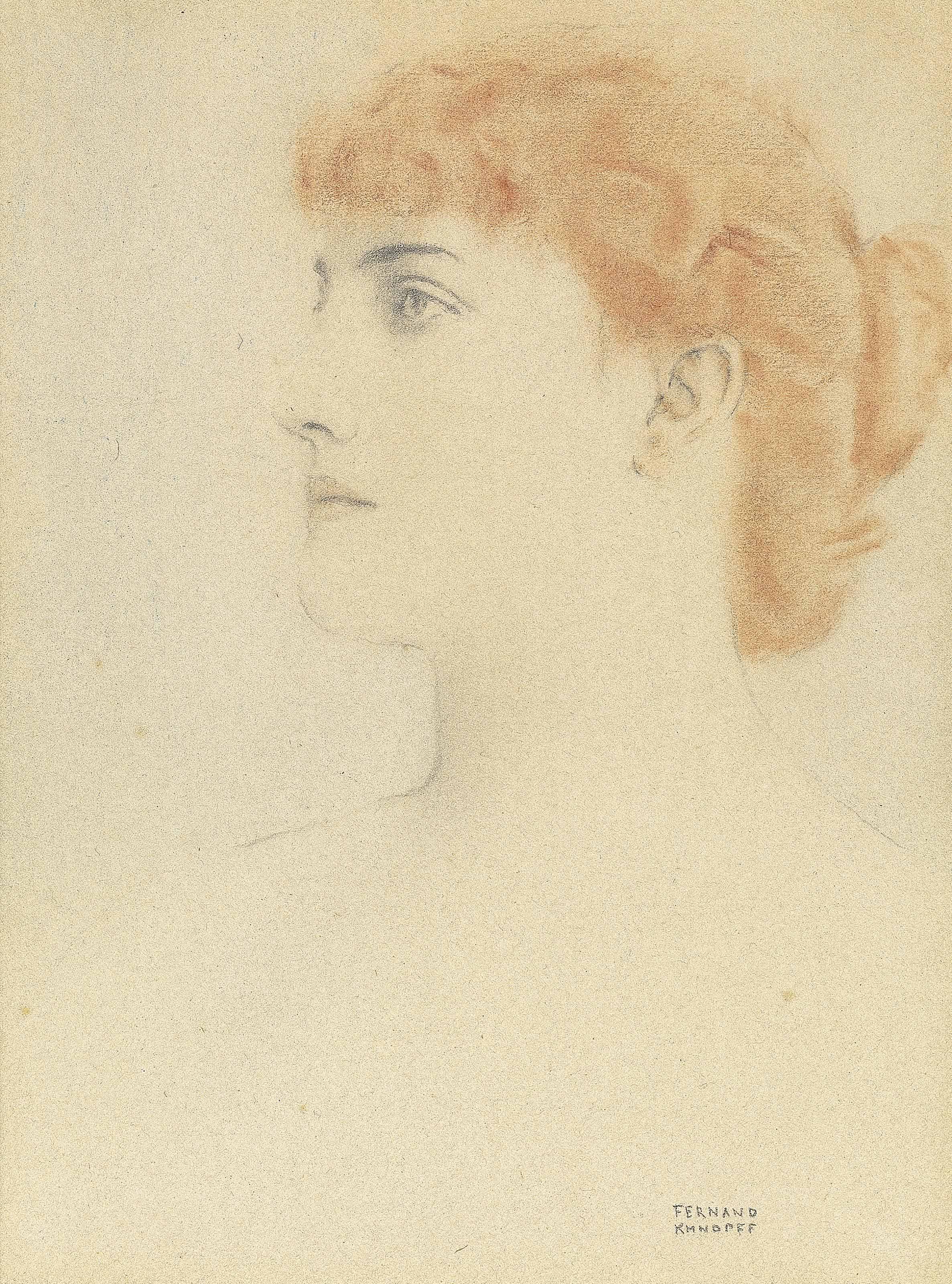 Fernand Khnopff - Une Parisienne