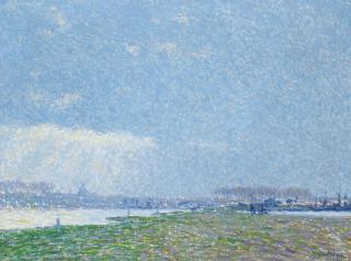 Fernand Lantoine - Au bord d\'une rivière