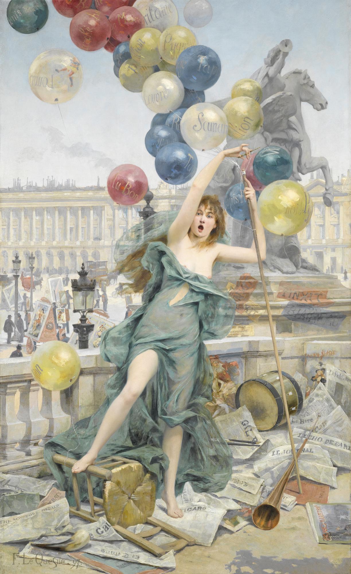 Fernand Le Quesne - Allégorie De La Publicité