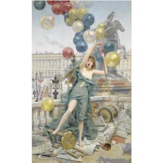 Fernand Le Quesne - French Allegorie De La Publicite