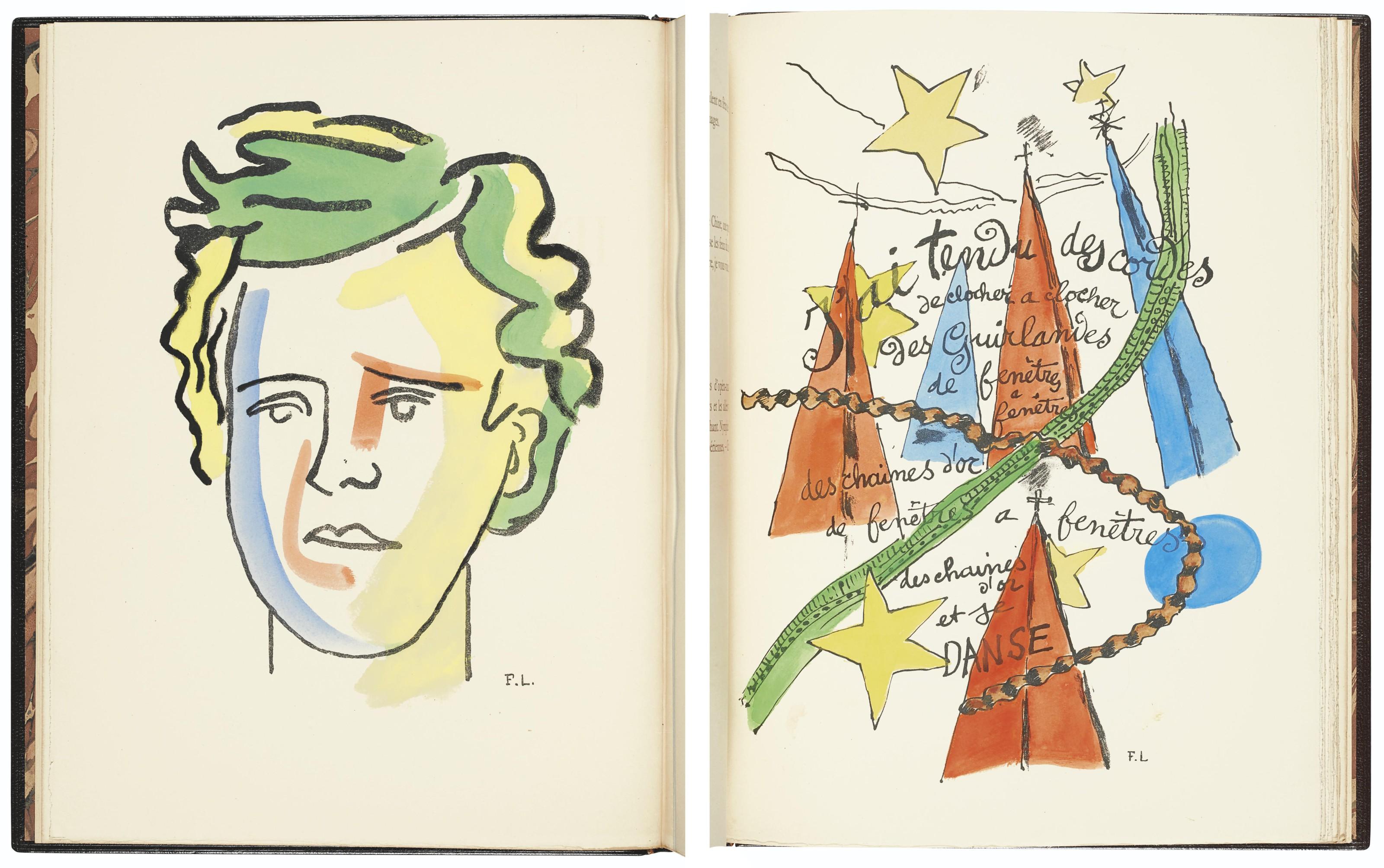 Fernand Léger - Arthur Rimbaud, Les Illuminations, Grosclaude, Éditions des Gaules, Lausanne, 1949
