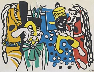 Fernand Léger - Clowns Et Chevaux 